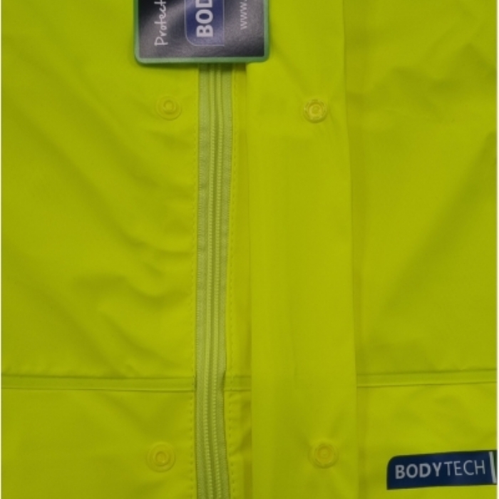 BODYFLEX PU RAIN JACKET, YELLOW