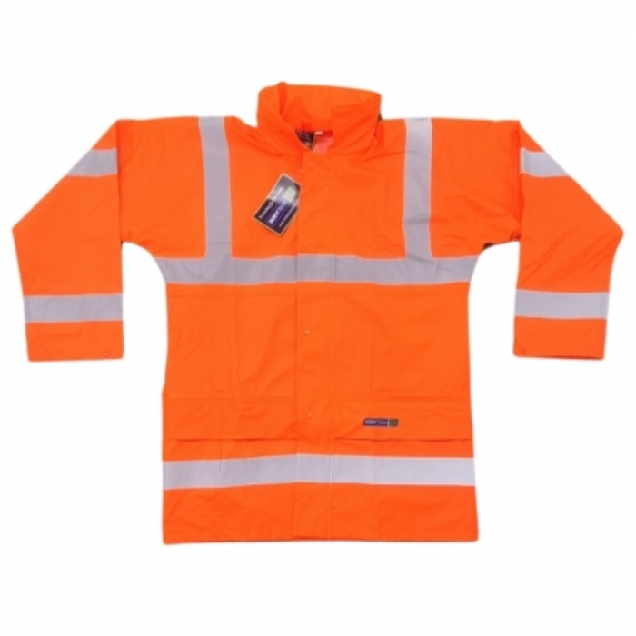 BODYFLEX PU RAIN JACKET, ORANGE