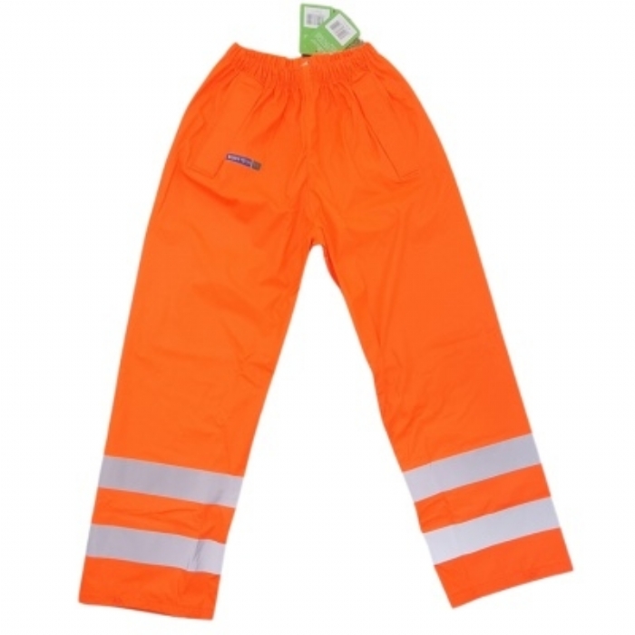 BODYFLEX PU RAIN TROUSER, ORANGE