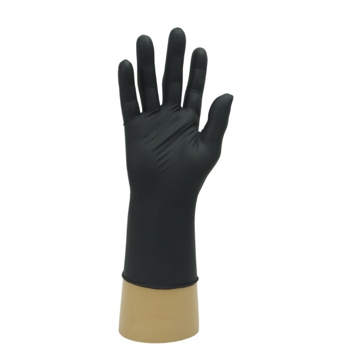 Nutouch Premium Black Nitrile Powder Free Disposable Glove