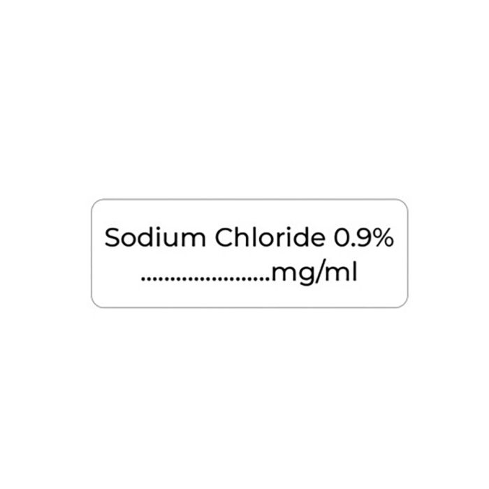 Syringe Label- Sodium Chloride 0.9%