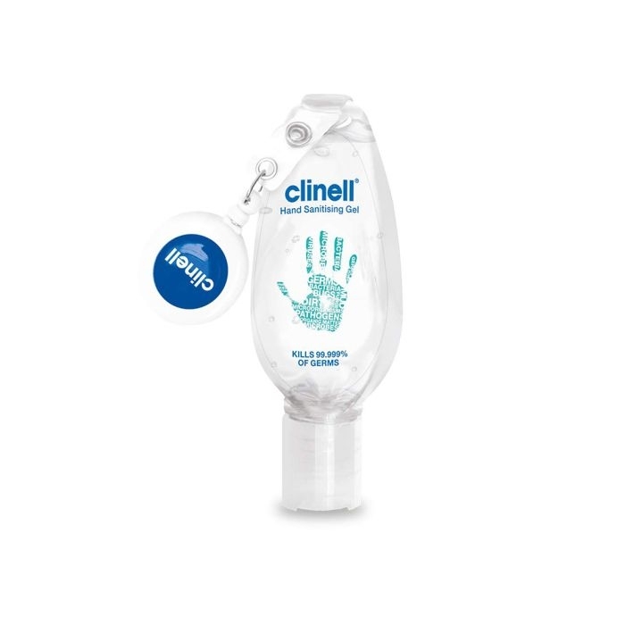 Clinell Hand Sanitiser Gel With Clip 50ml