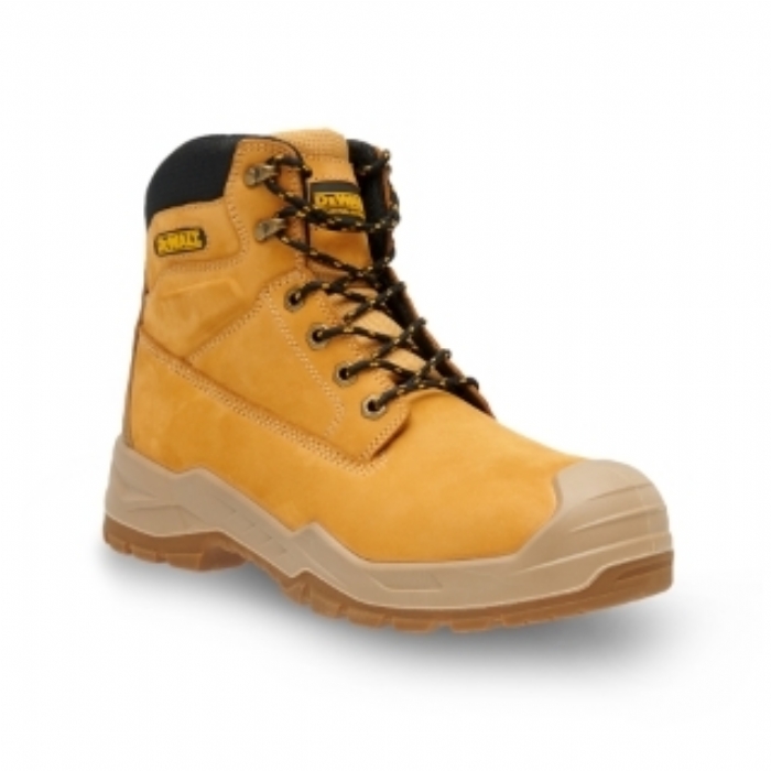 DeWALT Jamestown Water Resistant Honey Nubuck Side Zip Safety Boots Steel Toe Work Boots