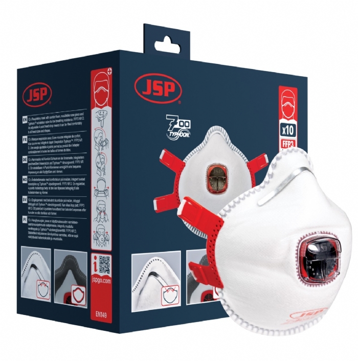 Typhoon™ Moulded Valved FFP3V Disposable Mask (735) - Box of 10