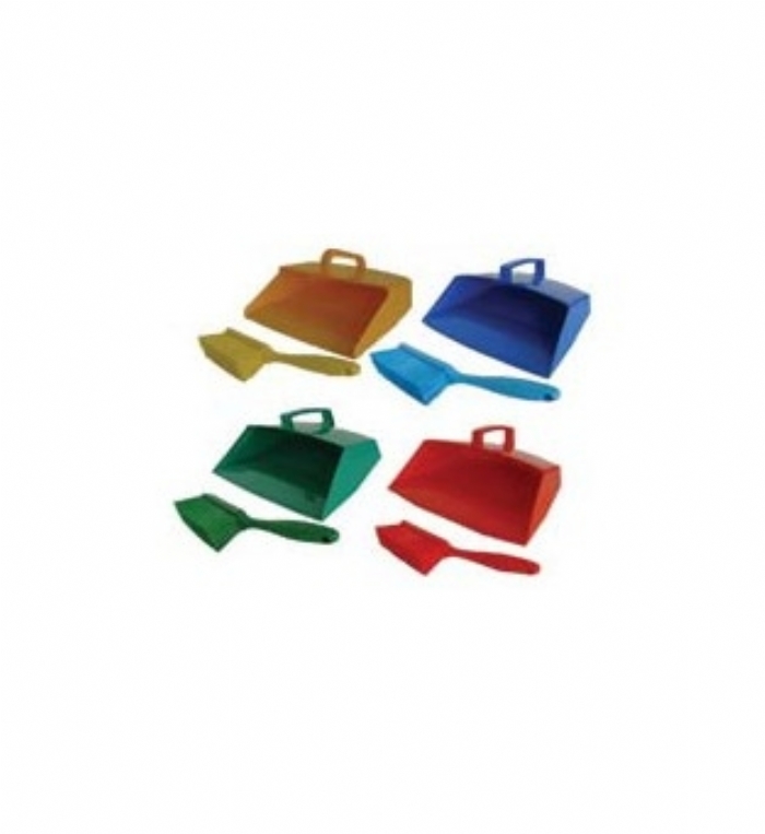 114-1296 Vikan Dustpan & Medium Hand Brush Set (MS60)