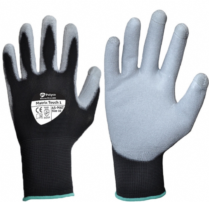 Polyco Matrix Touch 1 PU Palm Coated Gloves