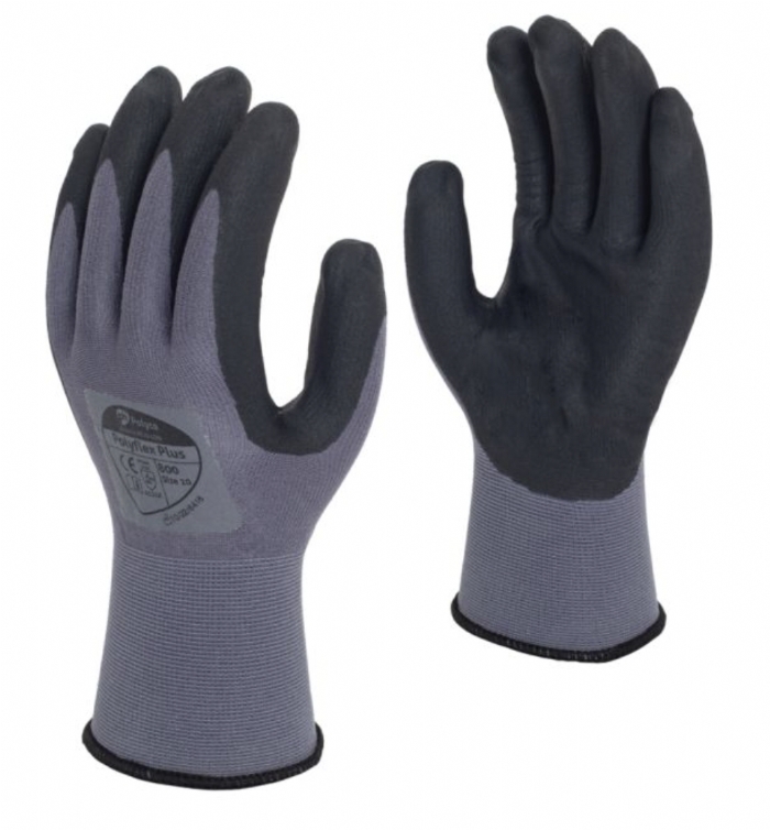 Polyco Polyflex Plus Nylon Glove with Foamed Nitrile Palm Coating