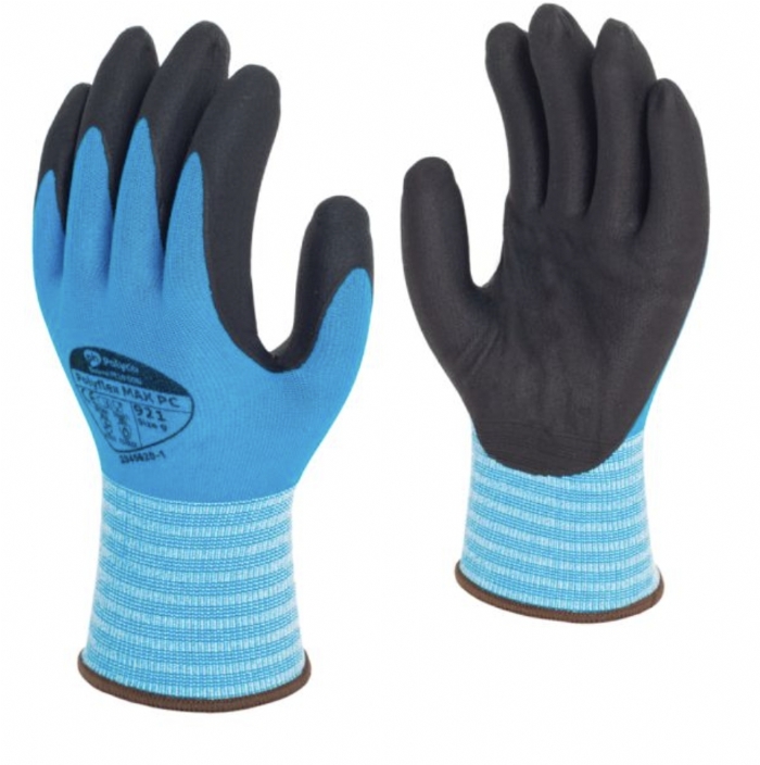 Polyco Polyflex MAX PC Nylon Foamed Nitrile Palm Coated Glove