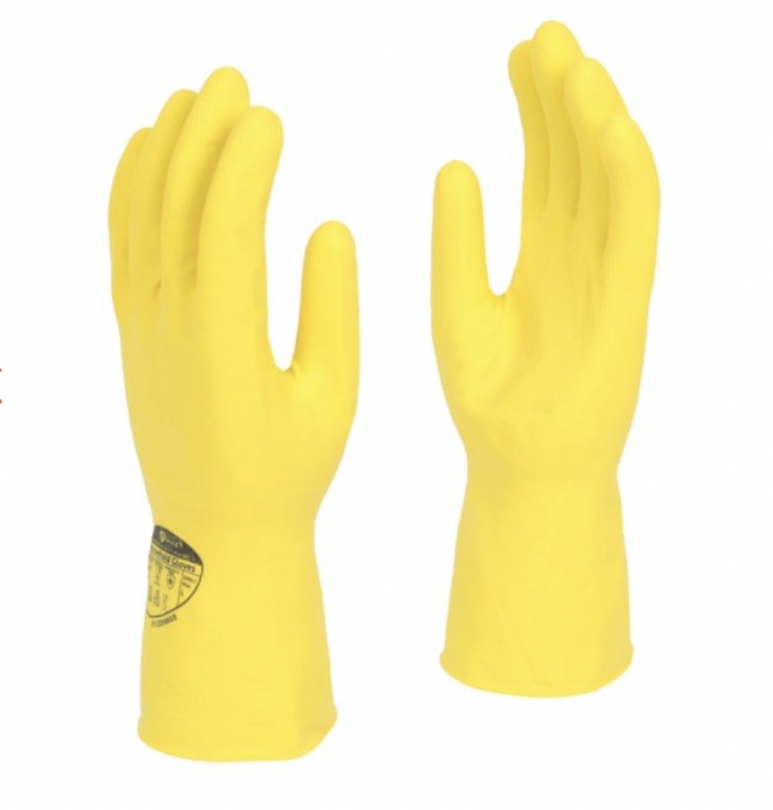 Shield Latex Rubber Household Gloves 30cm – Reusable Cleaning & Household PPE