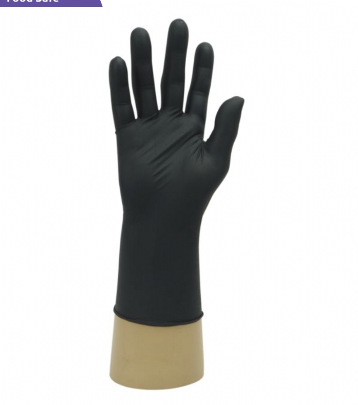 Polyco GL897 Black Nitrile Powder Free Exam Glove