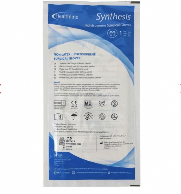 Polyco Synthesis GSSYN Powder Free Sterile Polyisoprene Surgical Glove