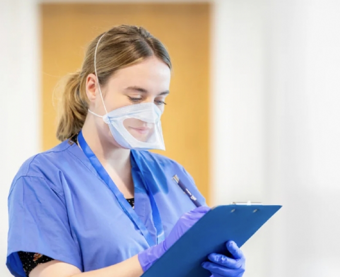 Haika MXC Clear Panel | Horizontal Fold Flat | Type IIR Medical Face Mask