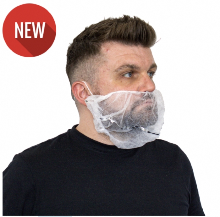 Supertouch Non-Woven Detectable Beard Mask