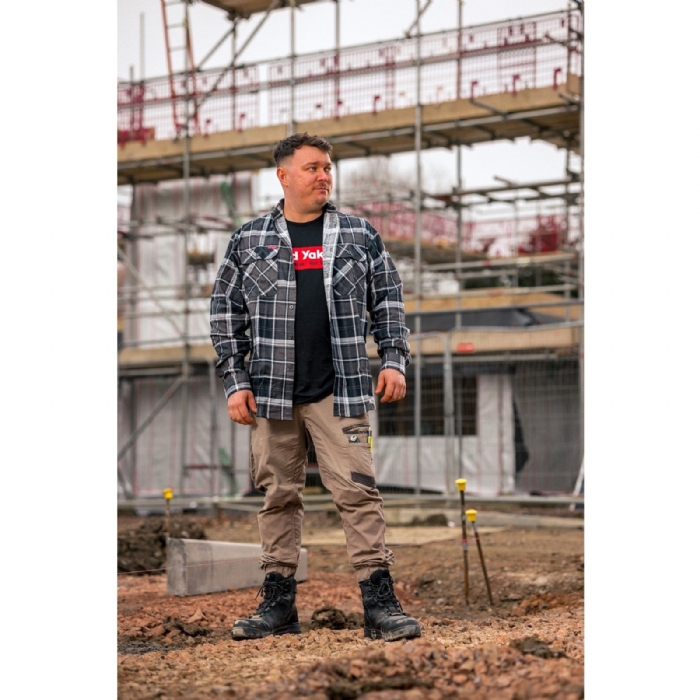 Hard Yakka Core Flannel Work Shirt – Durable Brushed Cotton Shirt