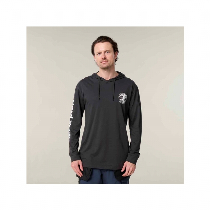 Hard Yakka Hooded Long Sleeve Work Tee – Lightweight Protective Performance Top
