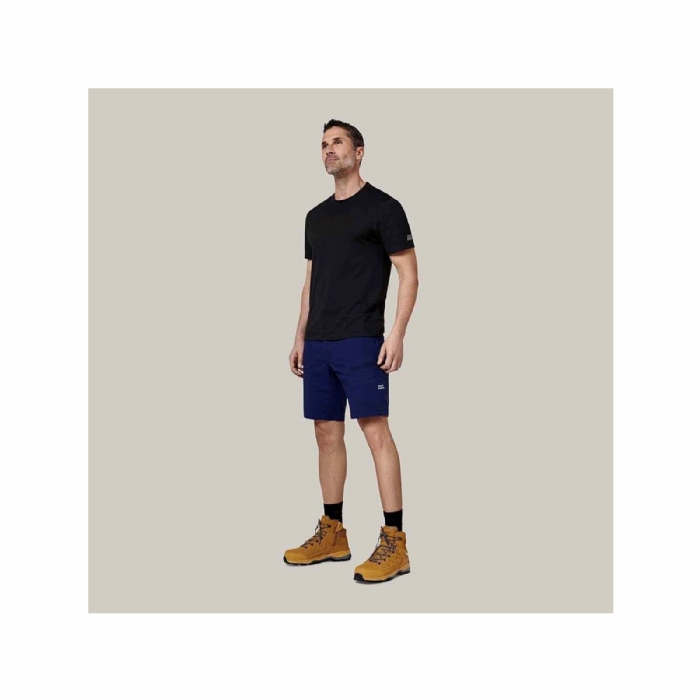 Hard Yakka Raptor Active Mid-Short – Stretch Performance Work Shorts