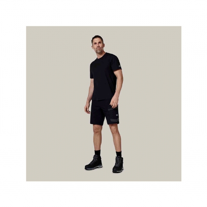 Hard Yakka Raptor Active Mid-Short – Stretch Performance Work Shorts