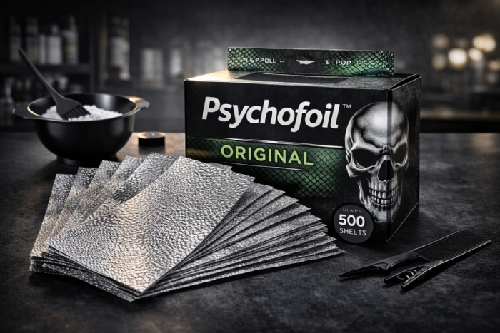 Psychofoil™ Original — Embossed Professional Hair Foil Sheets (500 Pop-Up Sheets)