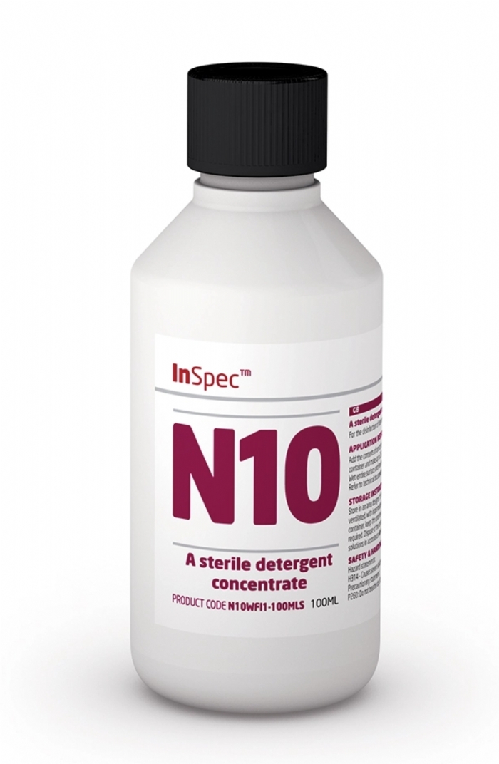 InSpec N10 Alkaline Cleanroom Detergent Solution (Sterile) | GMP Cleaning Detergent