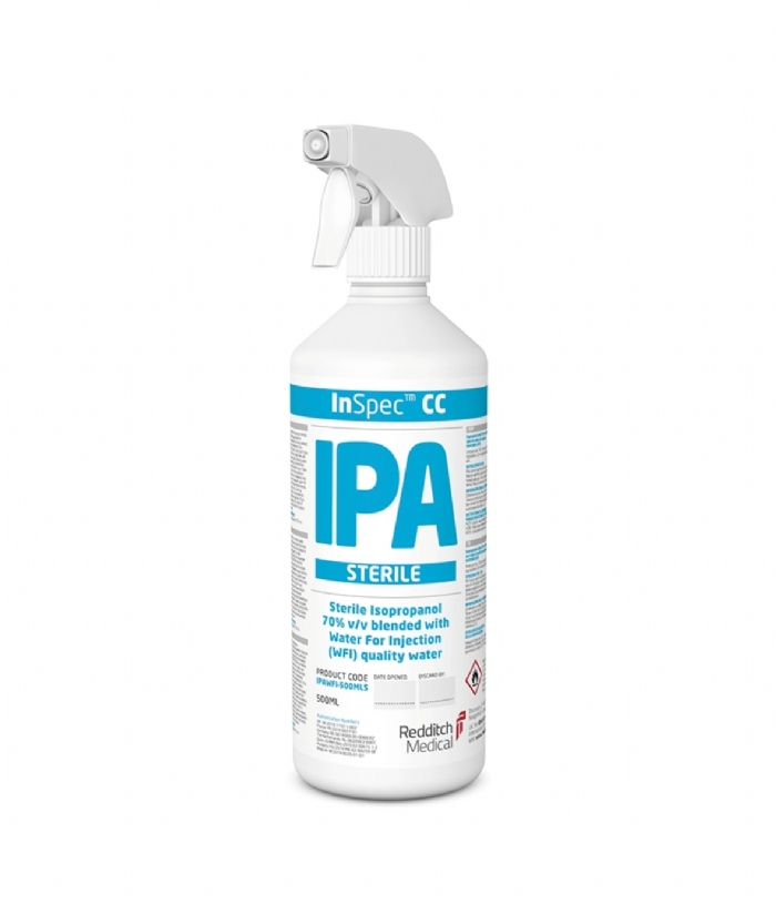 InSpec IPA Solution & Wipes (Sterile) | 70% Isopropyl Alcohol Cleanroom Disinfectant