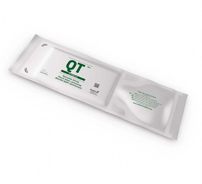 InSpec QT Biocide Solution & Wipes (Sterile) | Quaternary Ammonium Cleanroom Disinfectant