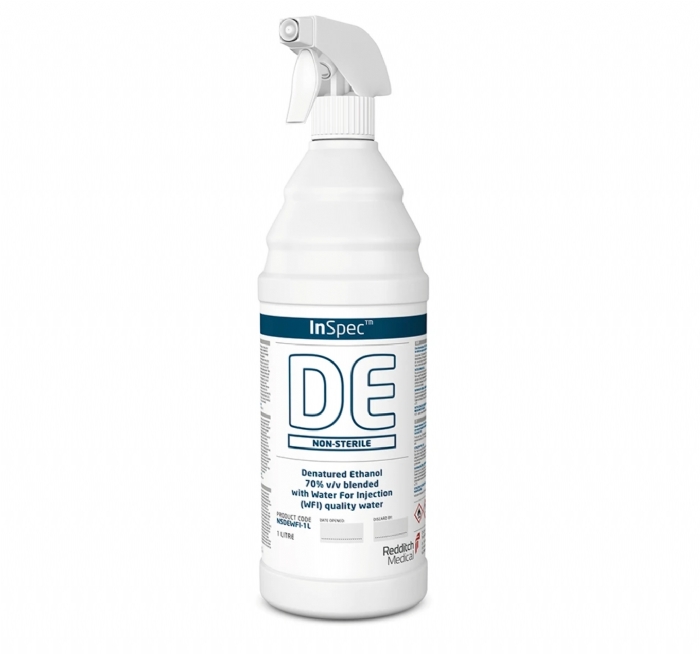 InSpec DE Alcohol Solution & Wipes (Non-Sterile) | Cleanroom Alcohol Disinfectant