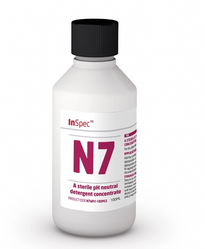 InSpec N7 pH Neutral Cleanroom Detergent Solution (Sterile) | GMP Cleaning Detergent