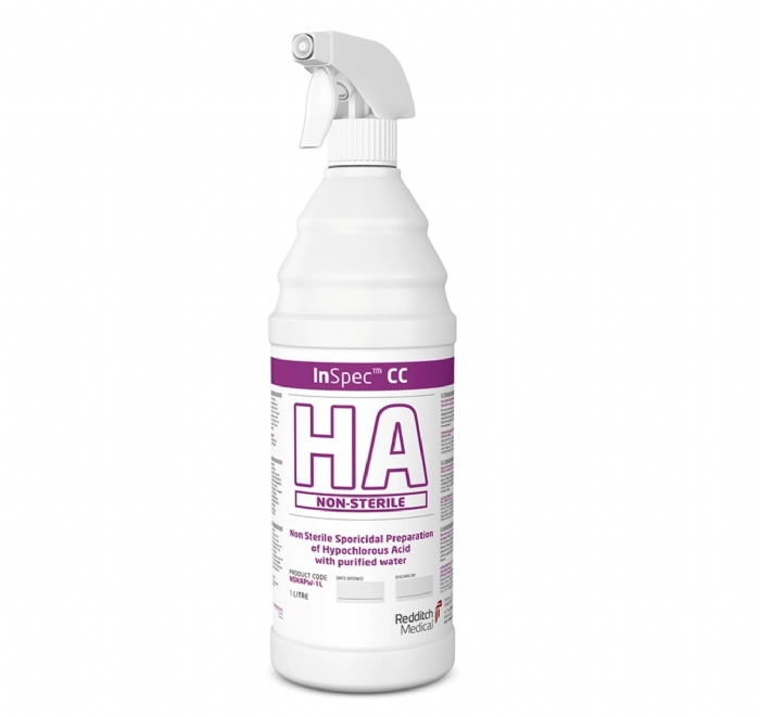 InSpec HA Sporicidal Cleaning Solution (Non-Sterile) | Hypochlorous Acid Cleanroom Sporicide