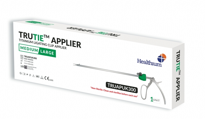 TRUTIE Medium / Large Clip Applier – Reusable Laparoscopic Applicator – Green