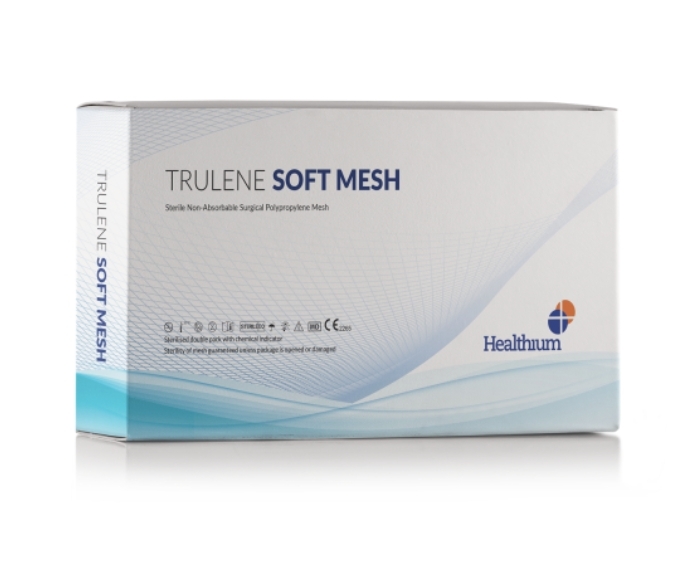 Q-close TRULENE Soft Hernia Mesh – 6 cm × 11 cm – Non-Absorbable Polypropylene Soft Surgical Mesh (Box of 8)