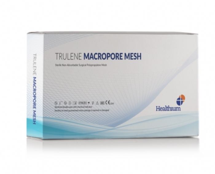 Q-close TRULENE Macropore Hernia Mesh – 15 cm × 15 cm – Non-Absorbable Polypropylene Surgical Mesh (Box of 4)