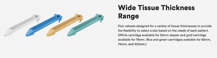 Ethicon PROXIMATE Linear Cutter TCT55 – 55 mm Linear Cutter with Green Reload