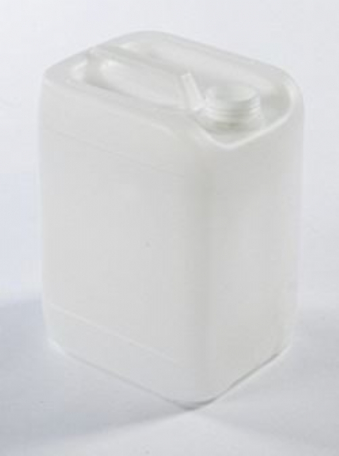 10 Litre Plastic Natural Stackable Jerrican UN Fluorinated with 51mm Tamper Evident Neck